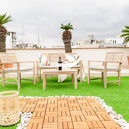 Apulialux Private 100Mq Rooftop Oasis W Jacuzzi Apartment Bari Ngoại thất bức ảnh