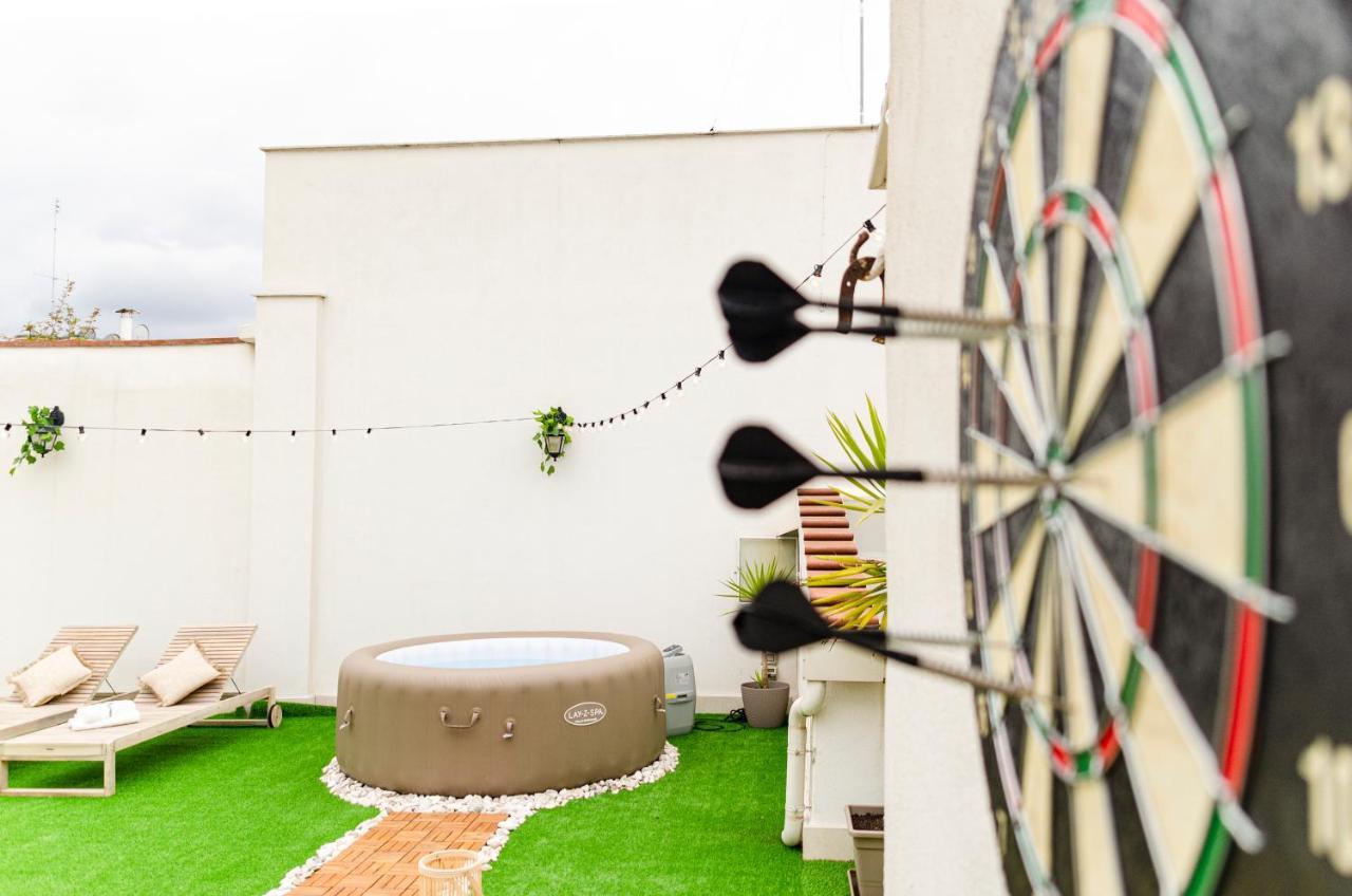 Apulialux Private 100Mq Rooftop Oasis W Jacuzzi Apartment Bari Ngoại thất bức ảnh
