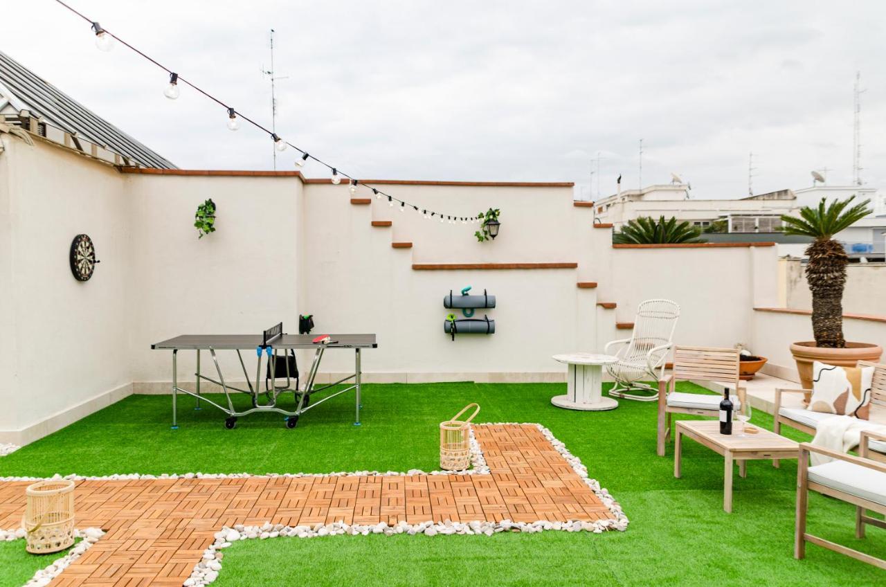 Apulialux Private 100Mq Rooftop Oasis W Jacuzzi Apartment Bari Ngoại thất bức ảnh